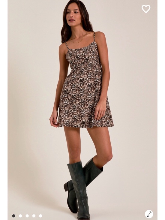 Altar'd State Dresses & Skirts - New with tags Altar’d State Junie Cheetah Mini Dress